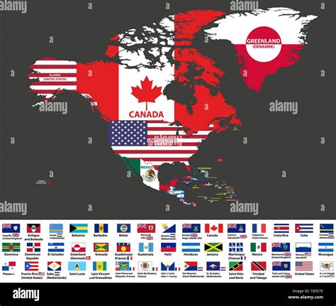 North America Map With Countries - Map Of Rose Bowl