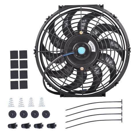 Gesexi Inch Slim Fan Push Pull Electric Radiator Cooling Fan