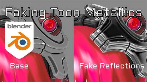 Faking Toon Metallic Reflections In Blender 29 Youtube