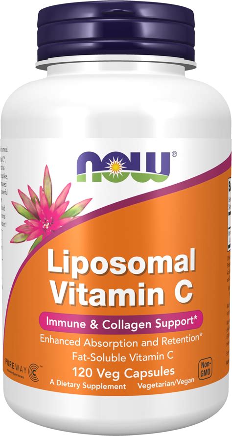 Solaray Liposomal Vitamin C 500mg Enhanced Absorption