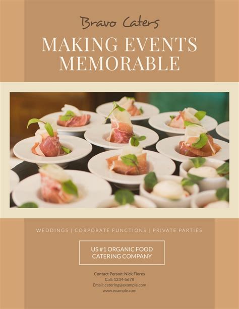 Catering Proposal Template Visme