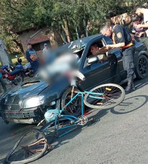 Ciclista Muere Tras Accidente De Tránsito Sobre La Ruta Py02 Itauguá