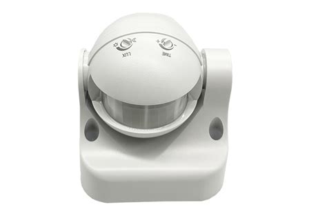 Sensor De Movimiento 180° 220v Color Blanco Ip44 DetecciÓn 12metros