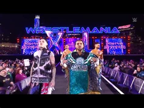 WWE WRESTLEMANIA 40 2024 Dominik Mysterio Santos Escobar Vs Rey