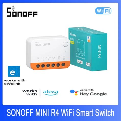 SONOFF MINI R4 WiFi Smart Switch Wi Fi 2 Way Switch Smart Home Works