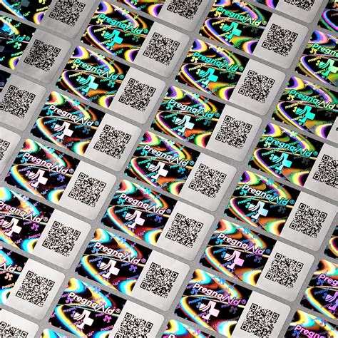 Custom Holographic Stickers Agreen Packaging