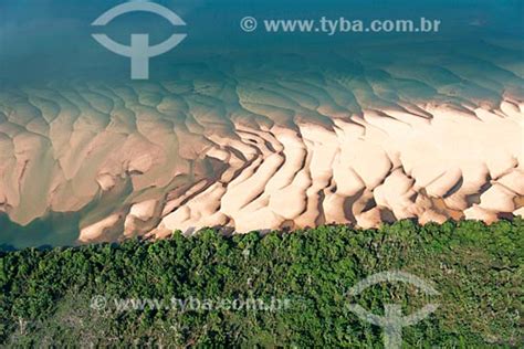 Tyba Online Assunto Foto Aérea De Banco De Areia No Rio Xingu