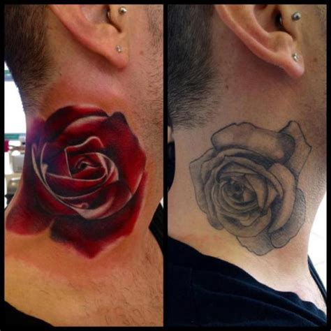 Neck Rose Tattoo Best Tattoo Ideas Gallery