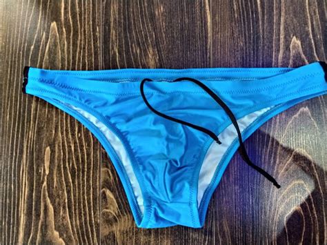 Heren Badmode Slips Heren Bikini Lage Taille Zwembroek Broekje Etsy Nederland