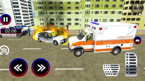 Duty Ambulance Rescue Driver Simulator City Emergency Ambulance Van