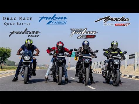 Tvs Apache Rtr V Vs Bajaj Pulsar N Vs Pulsar P Vs Pulsar