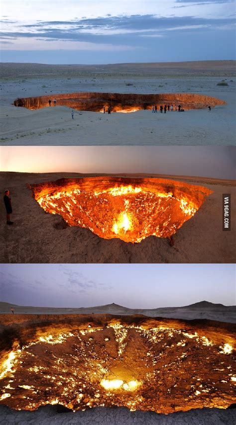 The door to Hell (Turkmenistan) - 9GAG