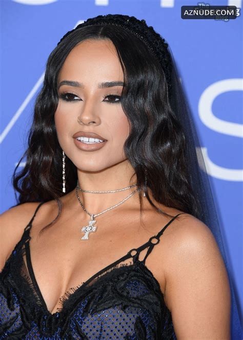 Becky G Sexy Shows Off Her Hot Legs And Cleavage At The 2023 Billboard