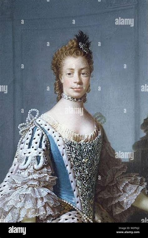 Charlotte of Mecklenburg-Strelitz - 1760-1800-crop Stock Photo - Alamy