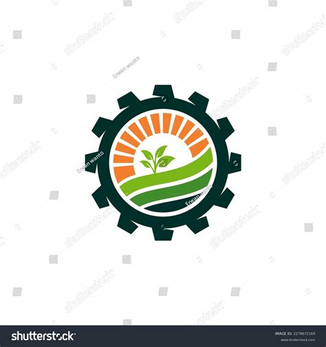 Agriculture Logo Template Suitable Businesses Product Stock Vector