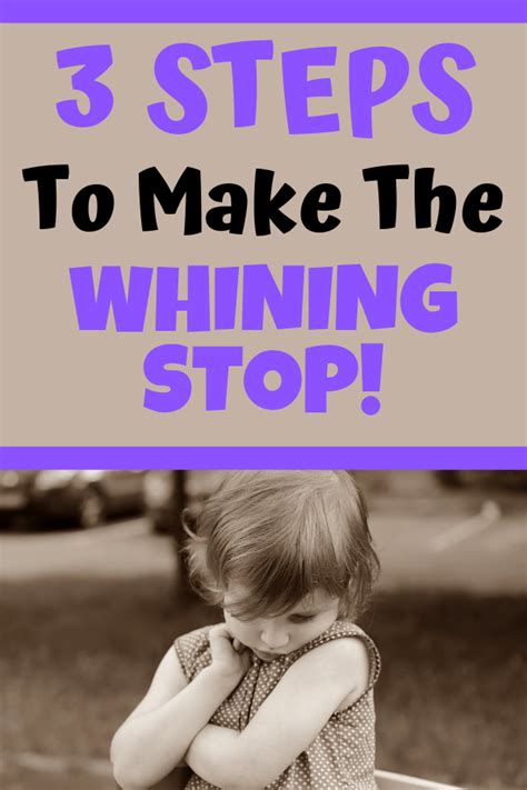 Stop Your Childs Whining With These Tips Positive Parenting