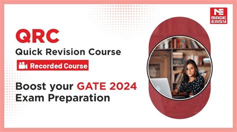 Quick Revision Course QRC Boost Your GATE Exam Preparation