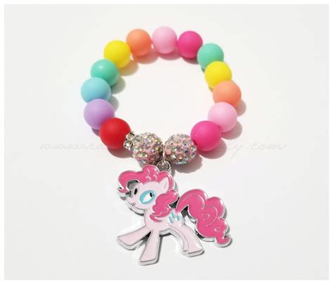 My Little Pony Beaded Bracelets Kids Bracelets Party Favors | Etsy