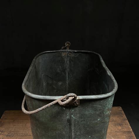 1930 Solid Copper Bucket