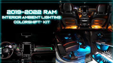 ORACLE Lighting 2019 2022 RAM 1500 Complete Interior Ambient Lighting