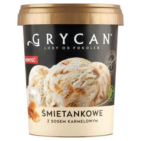 Grycan Lody śmietankowe z sosem karmelowym 480 ml Zakupy online z