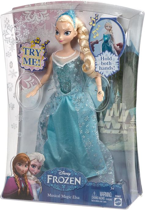 NEW DISNEY FROZEN ELSA MUSICAL MAGIC DOLL 12 SING S LIGHT S UP GLOWS