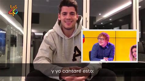 Lvaro Morata Lanza Un Challenge A Ed Sheeran Ed Sheeran Playing