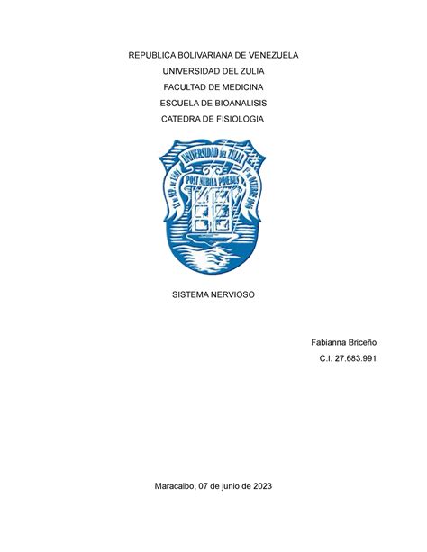 Fisiologia Muscular Republica Bolivariana De Venezuela Universidad