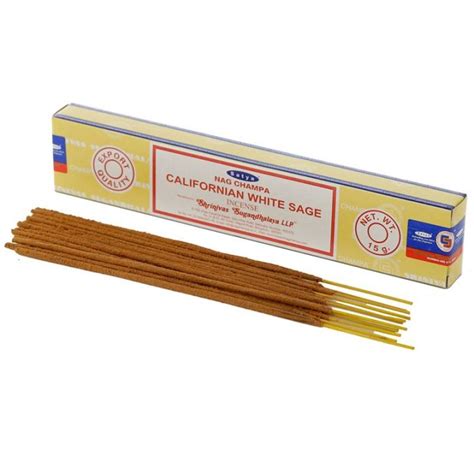 Satya Sai Baba Satya Nag Champa Californian White Sage Incense Sticks