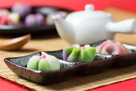 Confitería tradicional japonesa wagashi Foto Premium