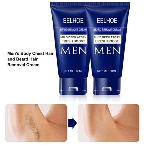 Buy 60ml Effective Mild Practical Eelhoe Skin Friendly Underarms Chest Hair Removal Cream Beard