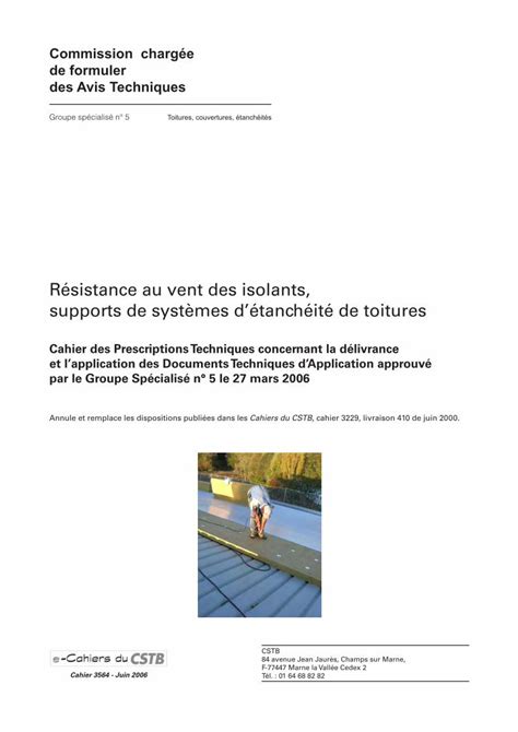 Pdf R Sistance Au Vent Des Isolants Supports De Syst Mes D