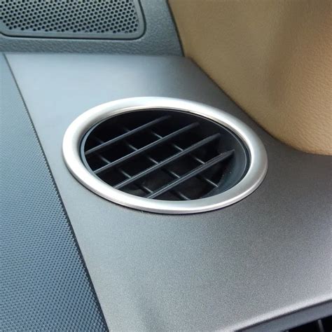 Stainless Steel Upper Air Vent AC Condition Cover Frame Interior Trim