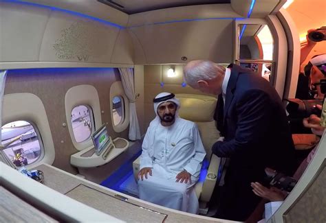 Video Ruler Of Dubai Visits New Emirates First Class Private Suite