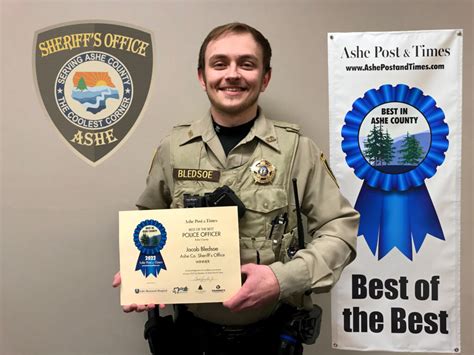 Best Police Officer Jacob Bledsoe Ashe County Sheriffs Office