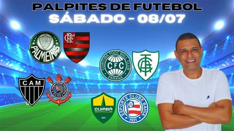 Meus palpites para apostas esportivas desse sábado 08 07 Mais meu