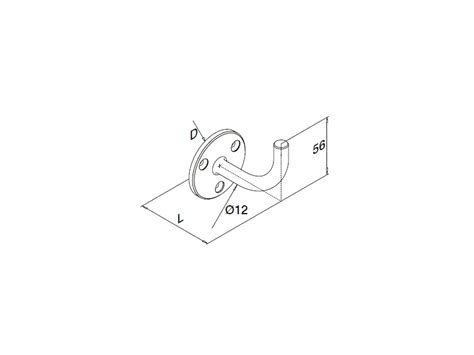 Handrail Bracket For Welding Highco Metal