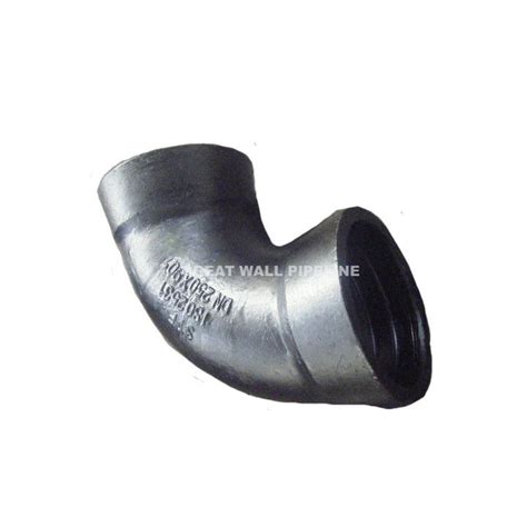 ISO2531 En545 Ductile Iron Fittings Double Socket 45 Degree Elbow Bend