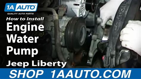 How To Replace Engine Water Pump 02 13 Jeep Liberty Youtube