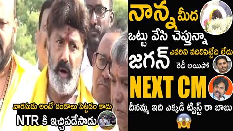 Bala Krishna Mass Counter To JR NTR And YS Jagan Reddy Pawan Kalyan