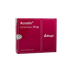 Acnotin 10 mg tabletas Clínica Santivañez