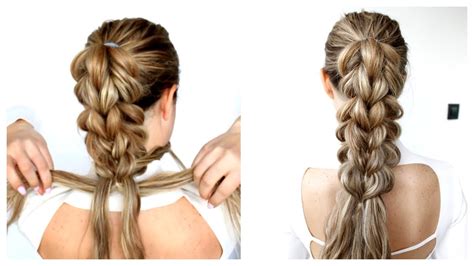 How To Strand Pull Through Braid Ponytail Step By Step For Beginners