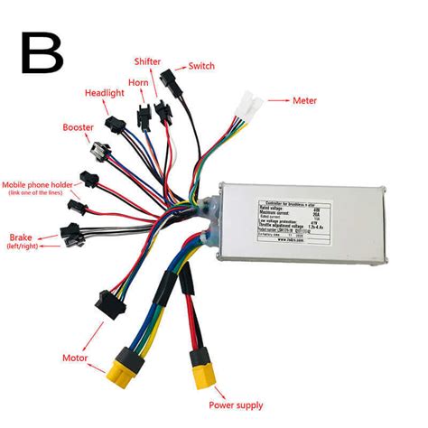 48V 36V Controller For Electric Bike Cmacewheel 20A 18A Ebike Dual