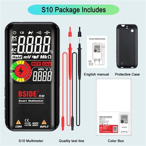 Bside S Smart Digital Multimeter Black Without Battery