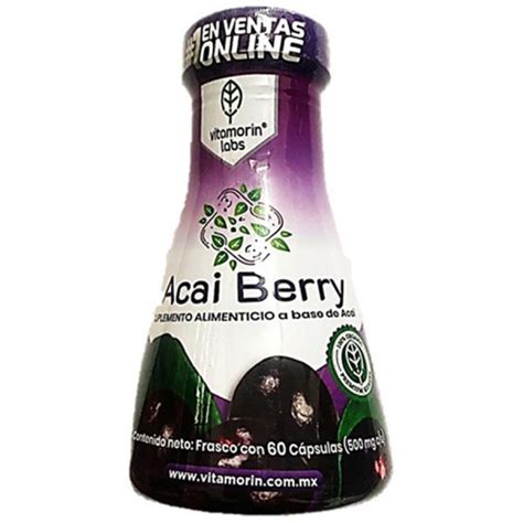 Acai Berry Con C Psulas Energizante Retrasa El Envejecimiento Tienda