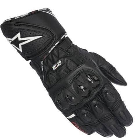 Luva Alpinestars Gp Plus R Preto Couro Grid Motors