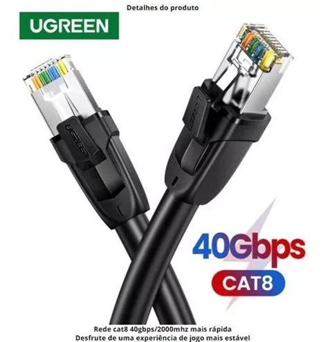 Cabo De Rede Cat Rj Ugreen M Mhz Gbps Blindado Parcelamento