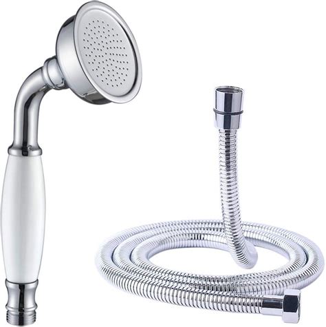 Homedec Vintage Handheld Shower Head With 59inch Flexible Hose High