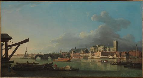 Samuel Scott The Building Of Westminster Bridge The Metropolitan