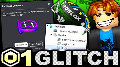 1 Robux Accessories Are Back Glitched Items Leaks And More Roblox Accessory News Youtube